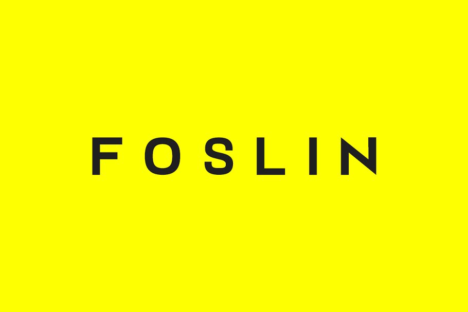Foslin Font